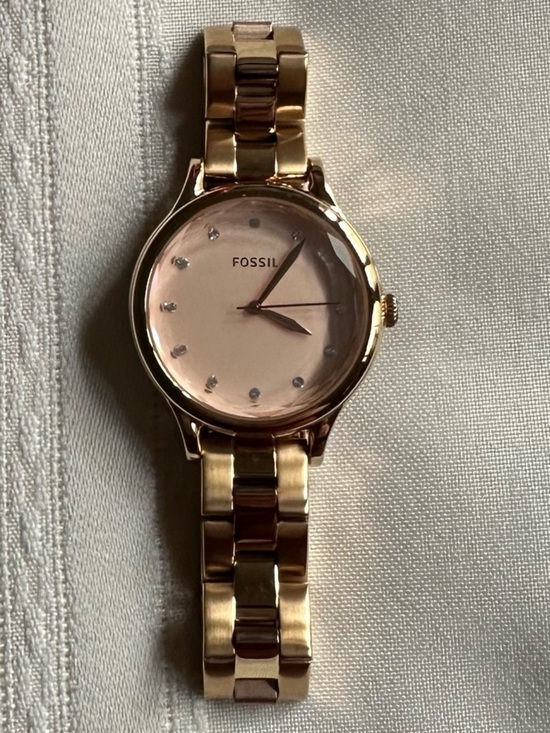 Fossil Rose Gold Tone Women\'s Crystal Dial Bracelet Watch main image 7